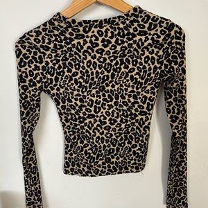 No Boundaries Cheetah Print Long Sleeve